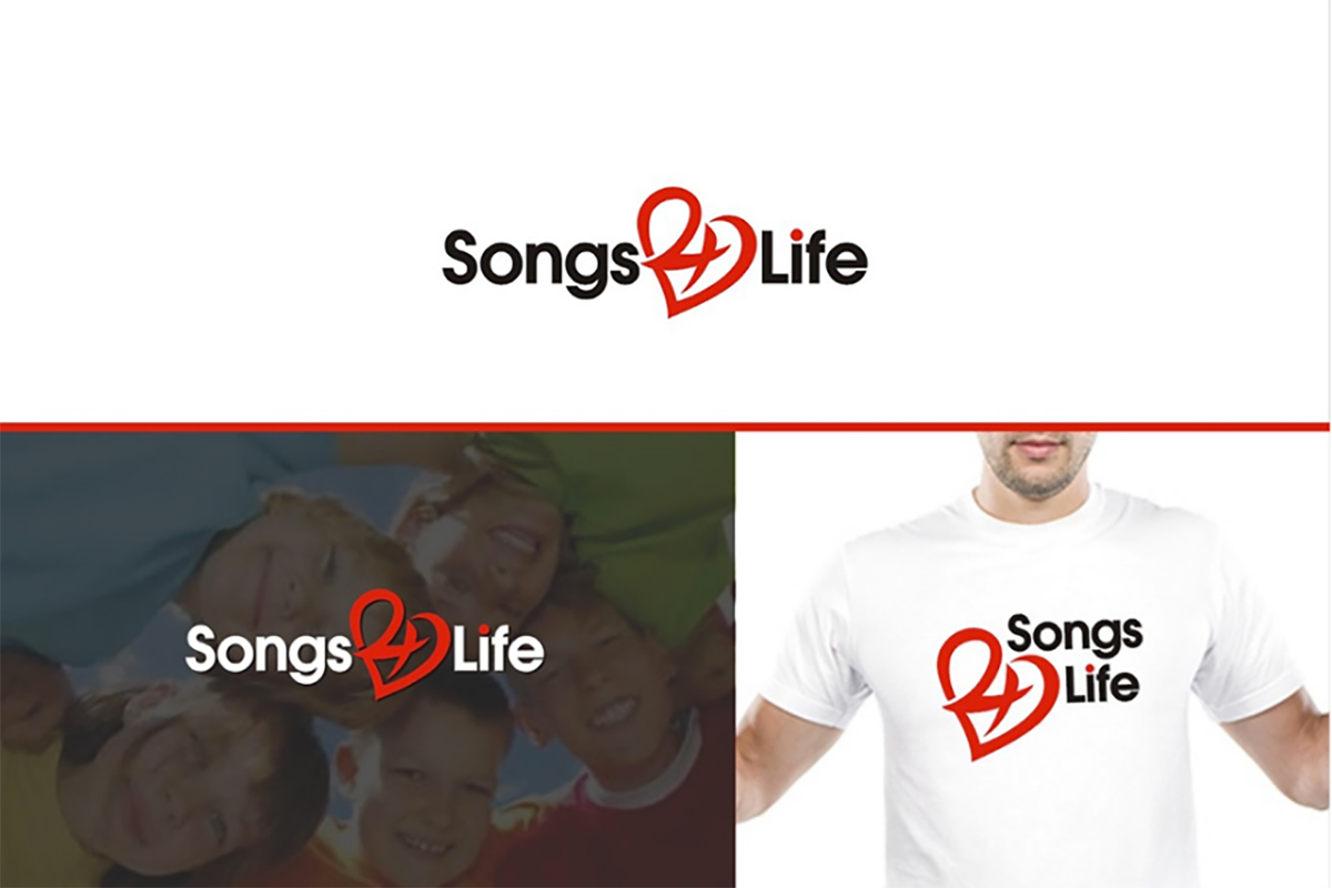 Songs 4 Life Charity Logo and Website Design