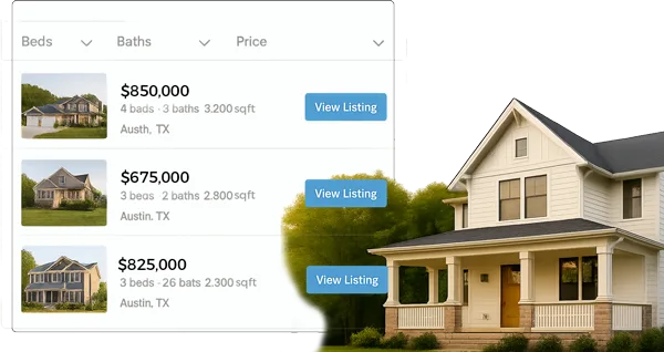 Realtor Website with Custom IDX for MLS Sync